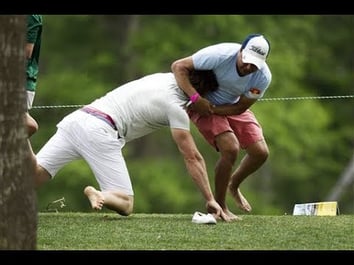 Image result for guys fighting on golf course